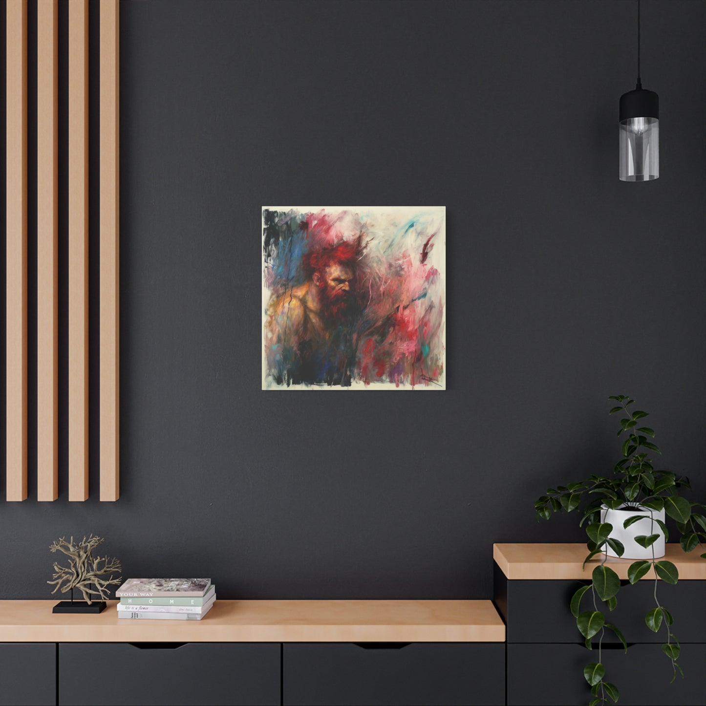 Wild Fire's Vein Canvas Print