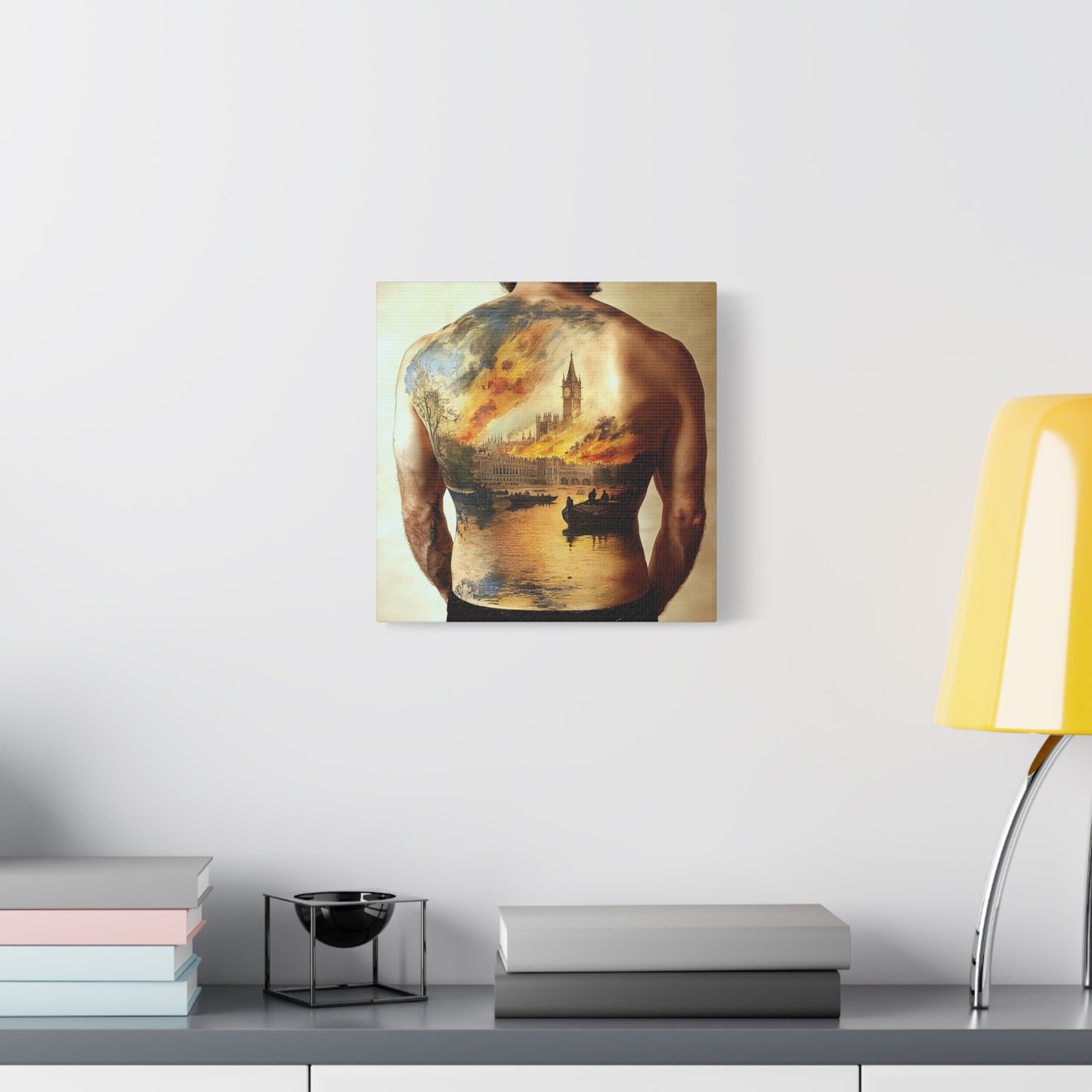 A Blaze Within Canvas Print