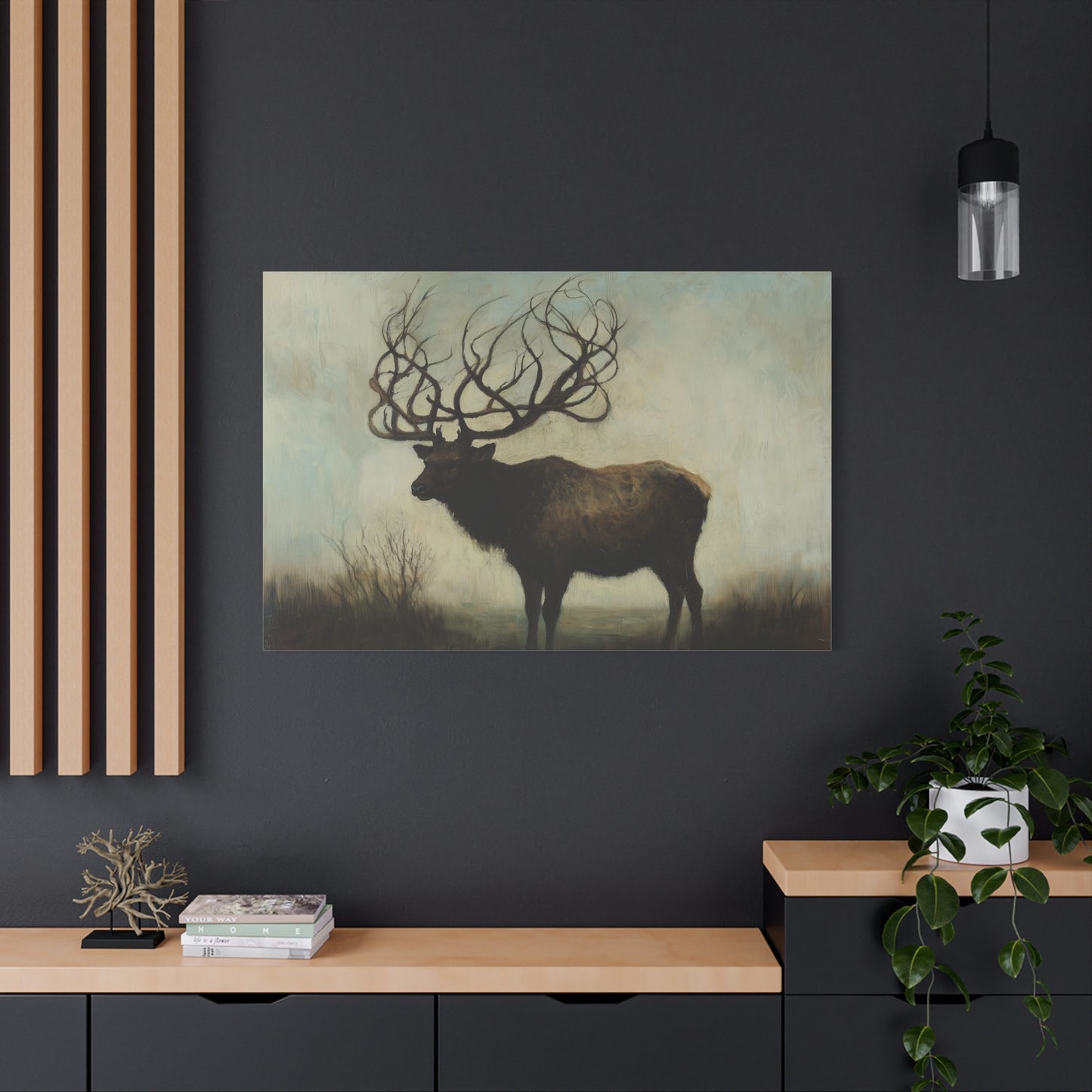 Stag of Yore Canvas Print