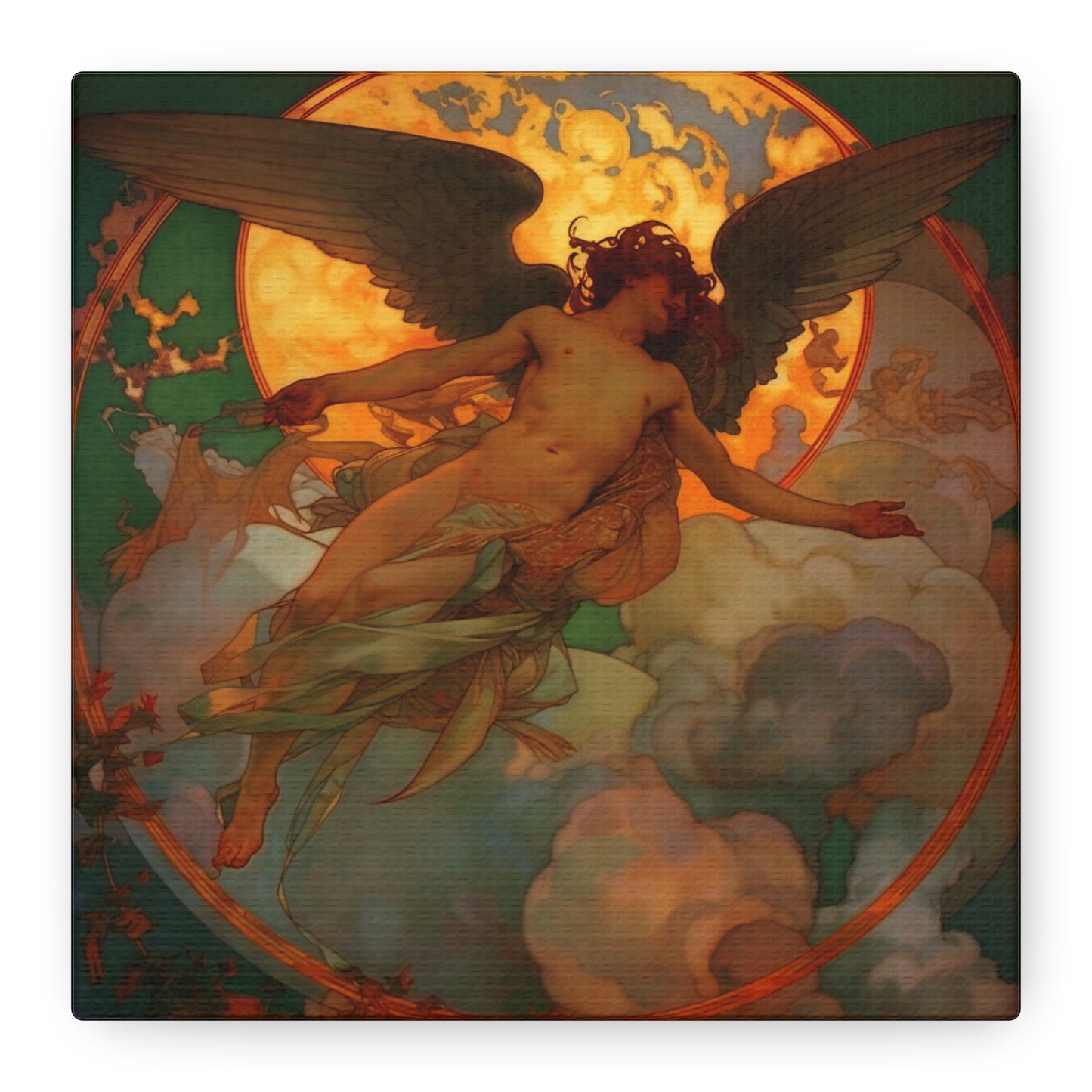 The Astral Herald Canvas Print