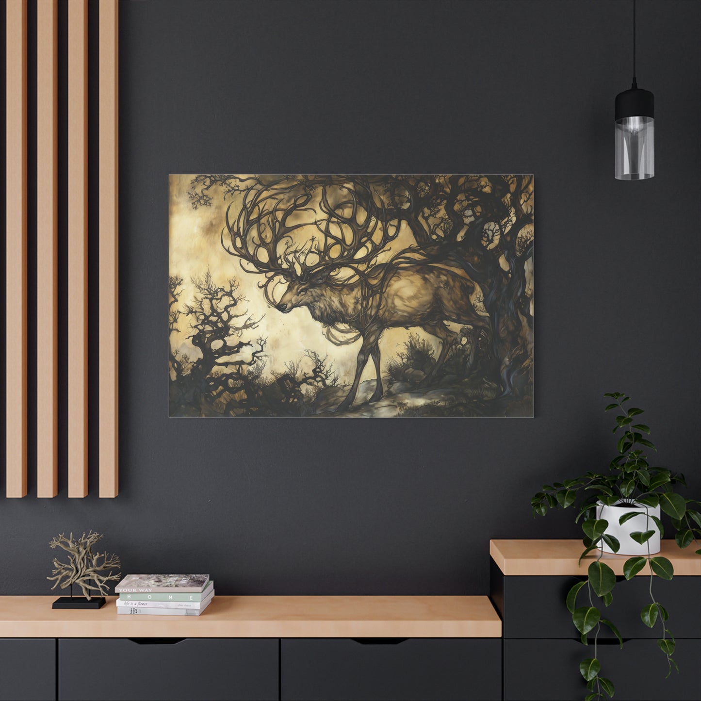 Stag of Ages Canvas Print