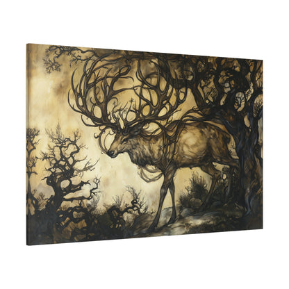 Stag of Ages Canvas Print