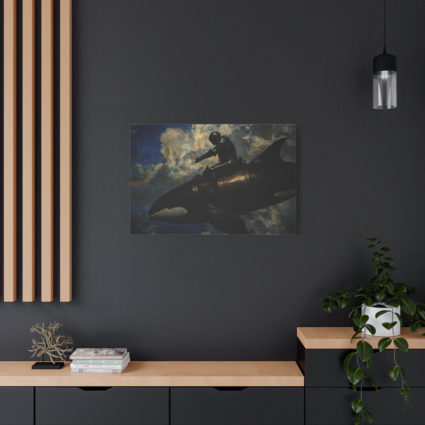 The Skyward Quest Canvas Print