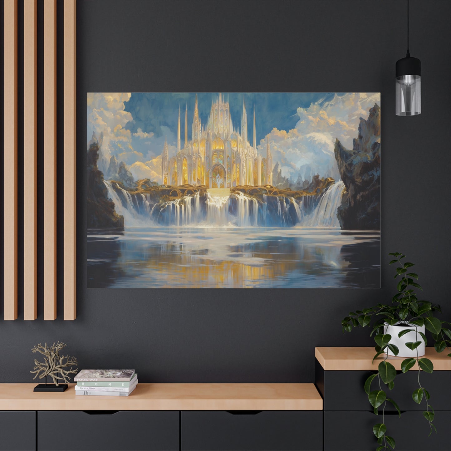 Golden Fortress Canvas Print