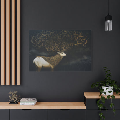 The Antlered Dream Canvas Print