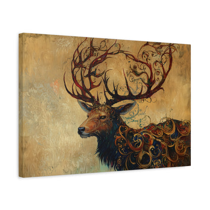 The Ancient Stag Canvas Print