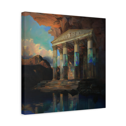 The Dreaming Temple Canvas Print