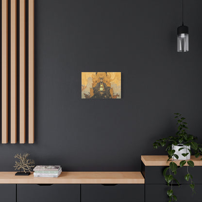 Crowned in Silence Canvas Print