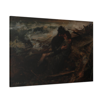 Twilight Embrace Canvas Print