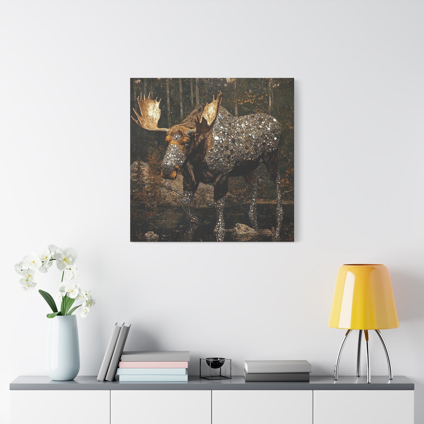 Antlered Lore Canvas Print