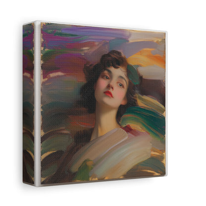 Lady of the Silken Veil Canvas Print