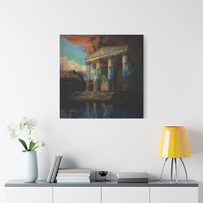 The Dreaming Temple Canvas Print