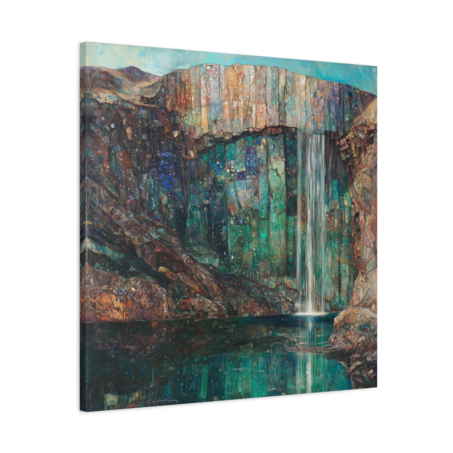 The Dreaming Cascade Canvas Print