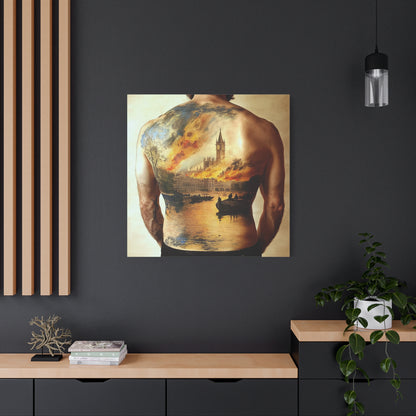 A Blaze Within Canvas Print