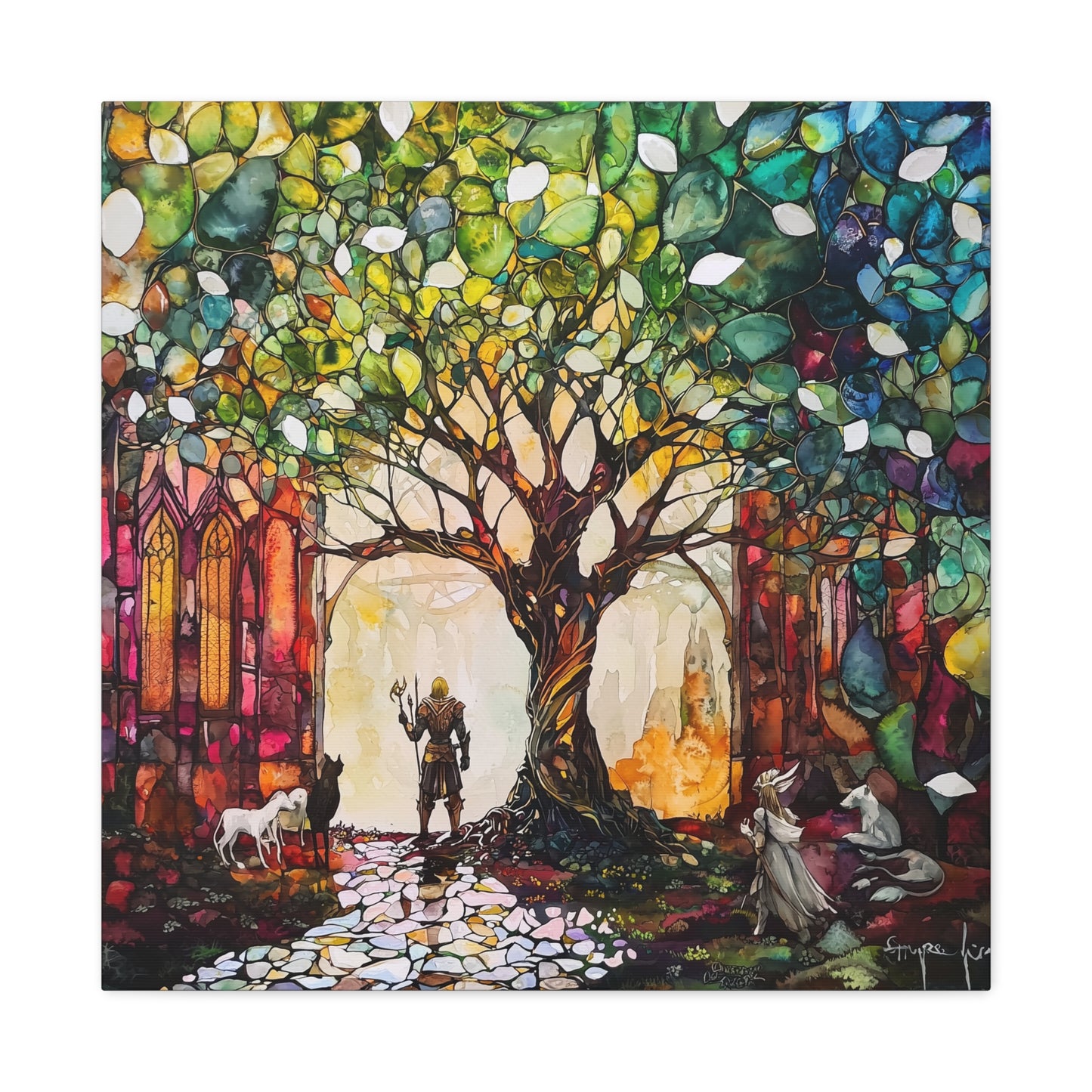 The Dreaming Grove Canvas Print