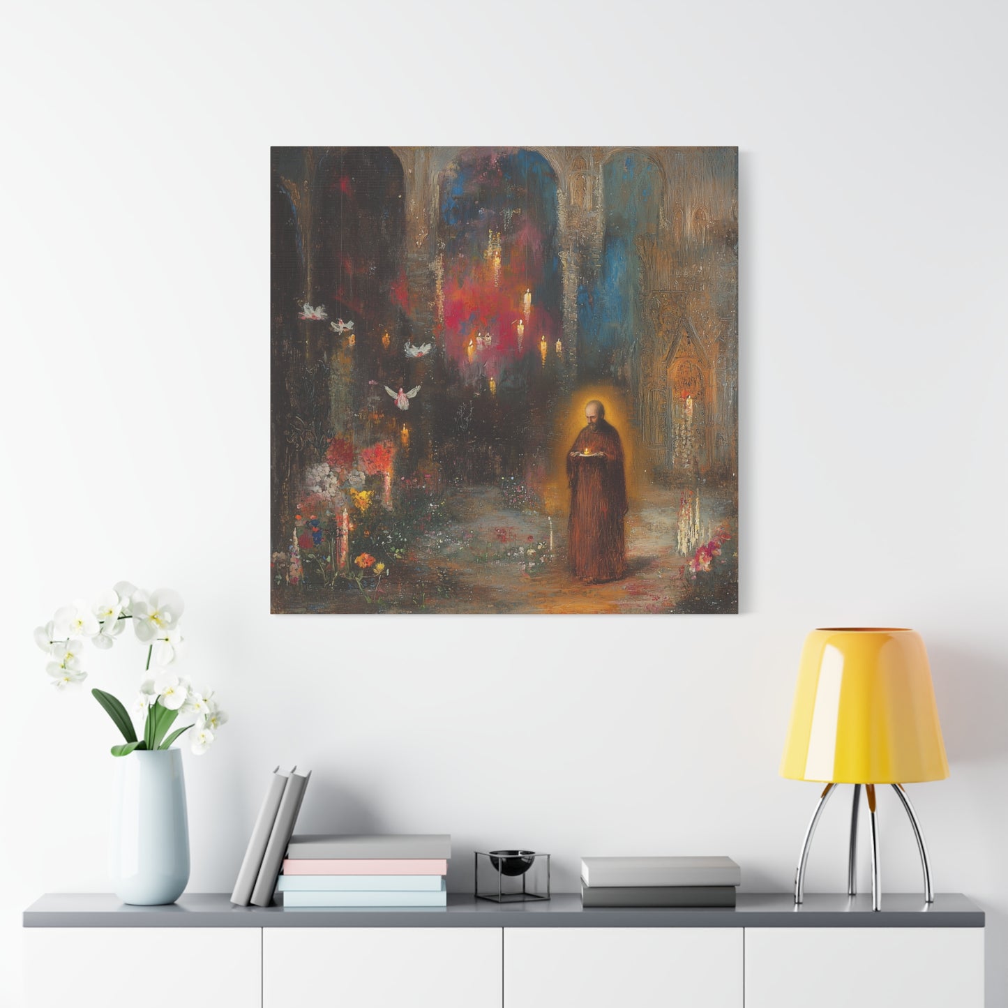 Solitary Glow Canvas Print