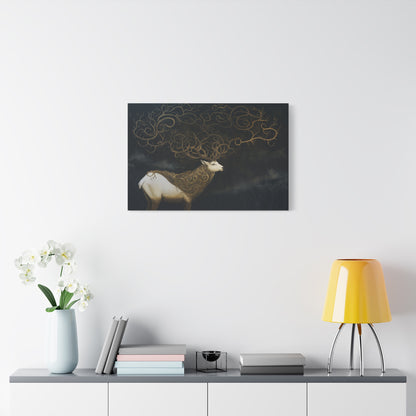 Antlers Speak Canvas Print