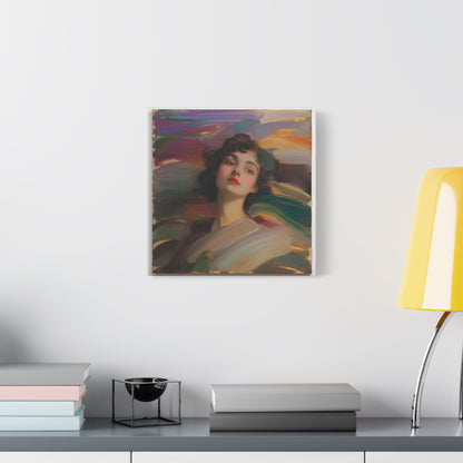 Lady of the Silken Veil Canvas Print