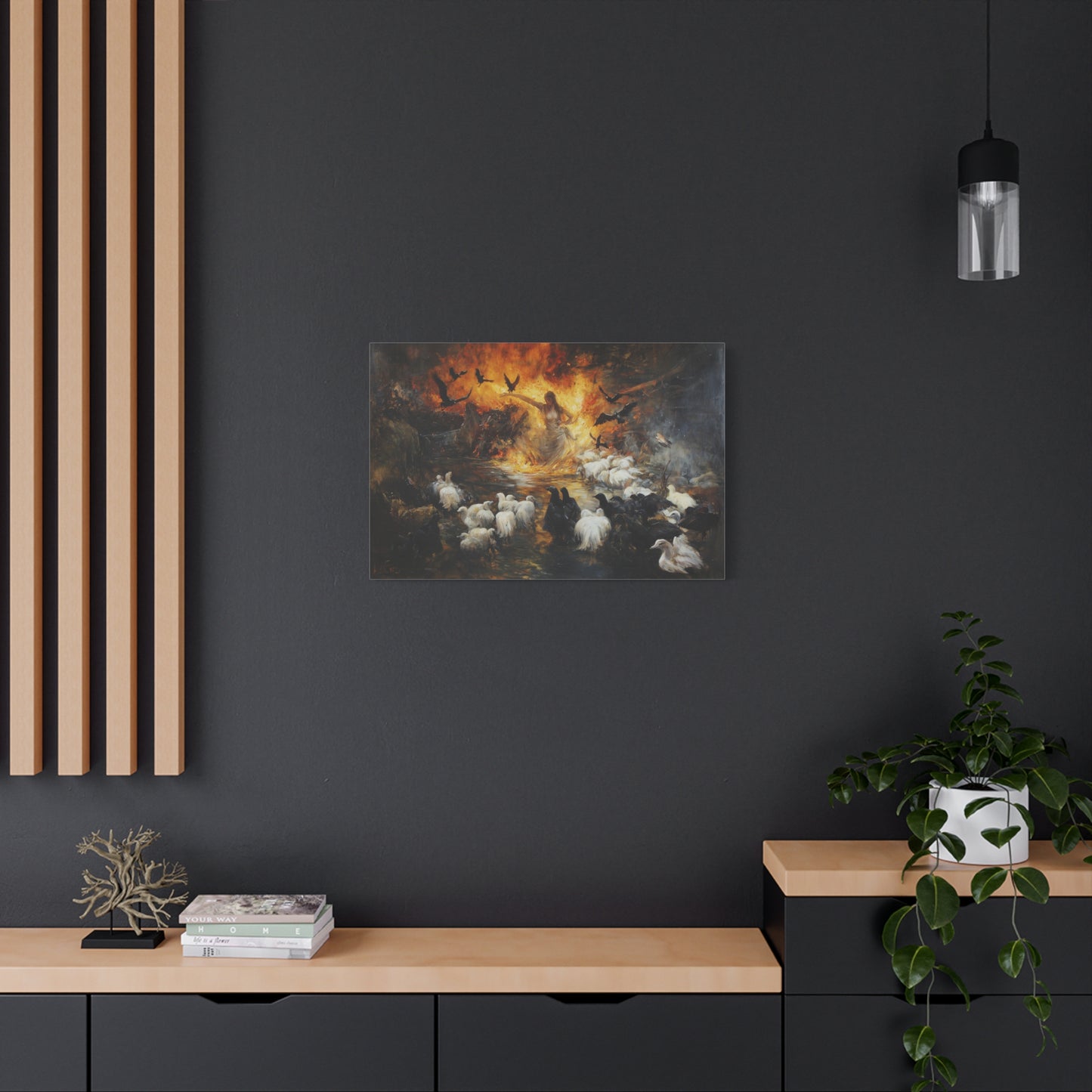 Eldritch Flock Canvas Print