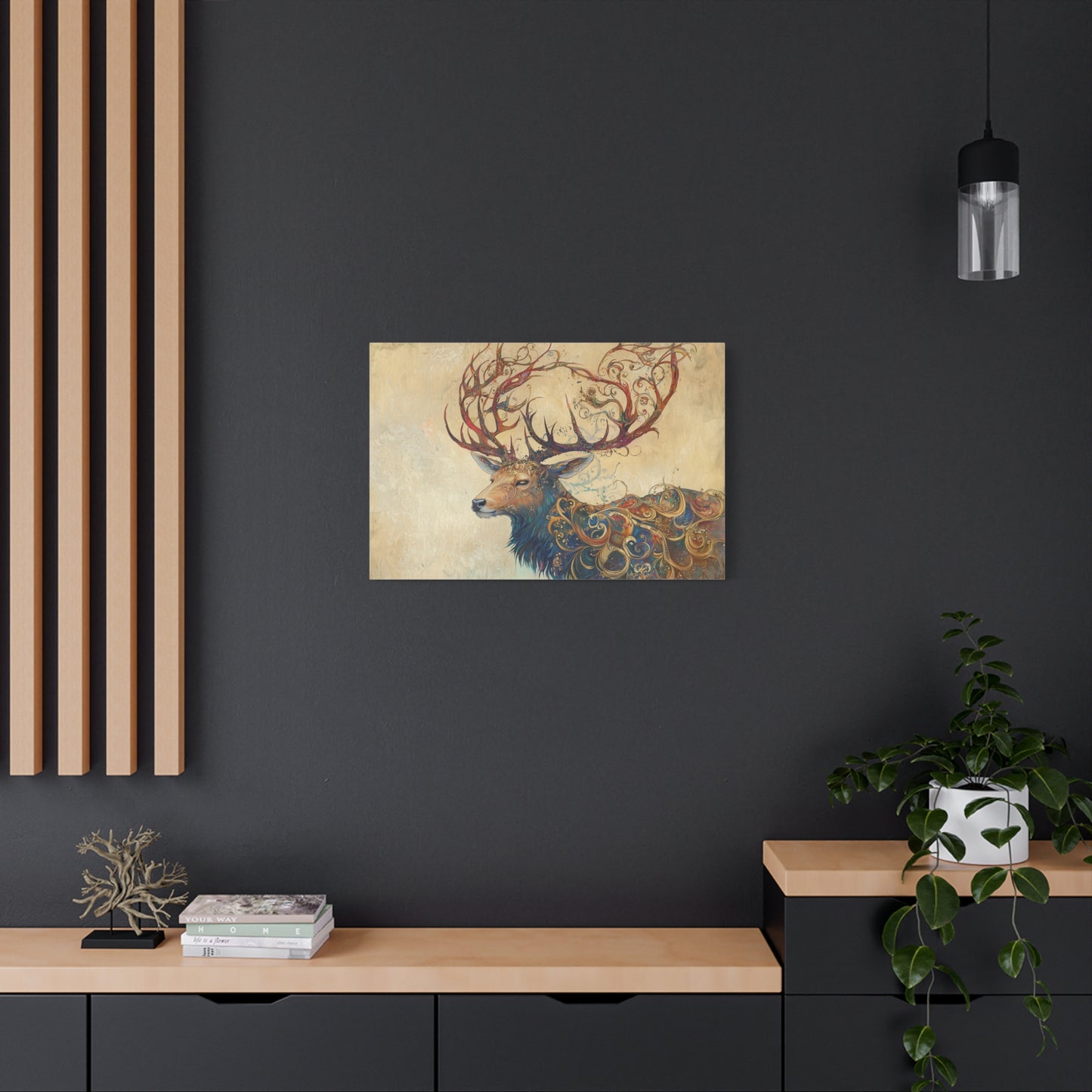 Stag of Yavanna Canvas Print