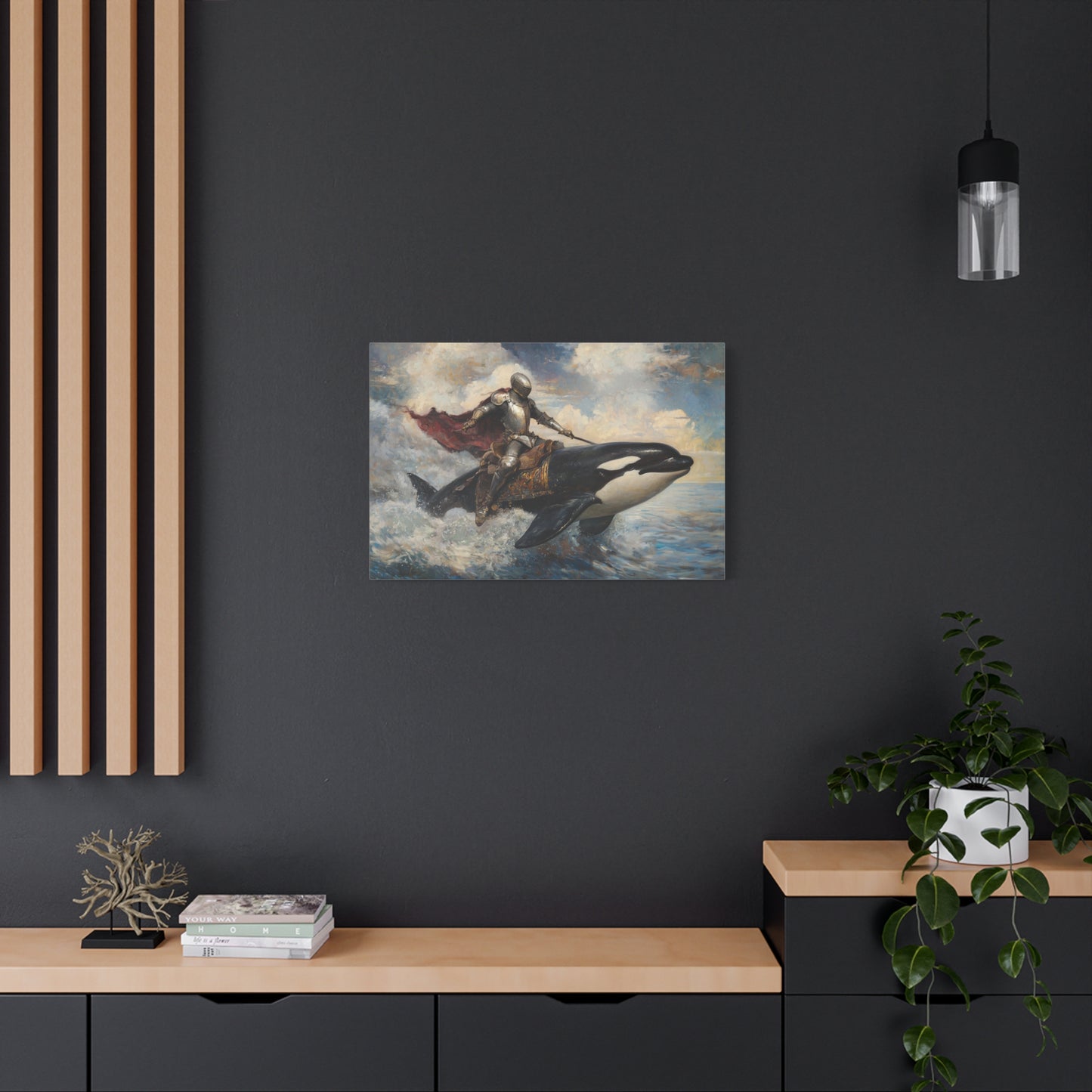 Leviathan's Knight Canvas Print