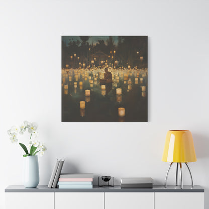 Silent Flames Canvas Print