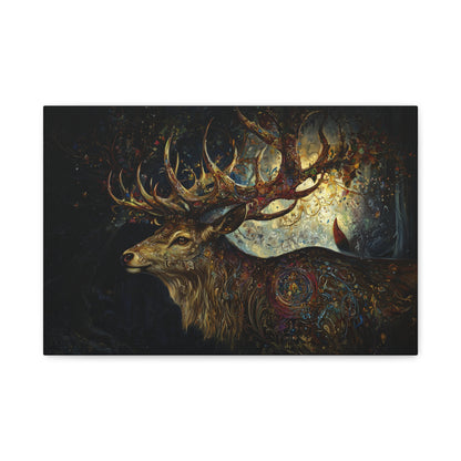 Stag of Yore Canvas Print