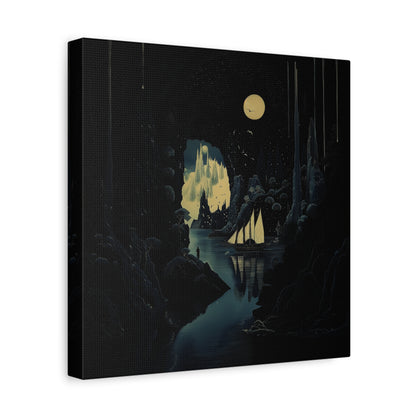 Moonlit Voyage Canvas Print