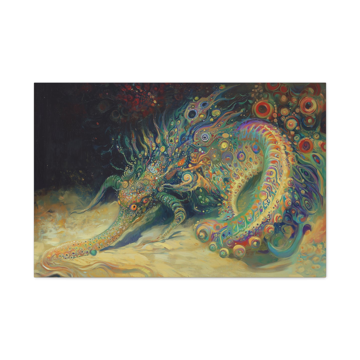 Serpent of Dreams Canvas Print