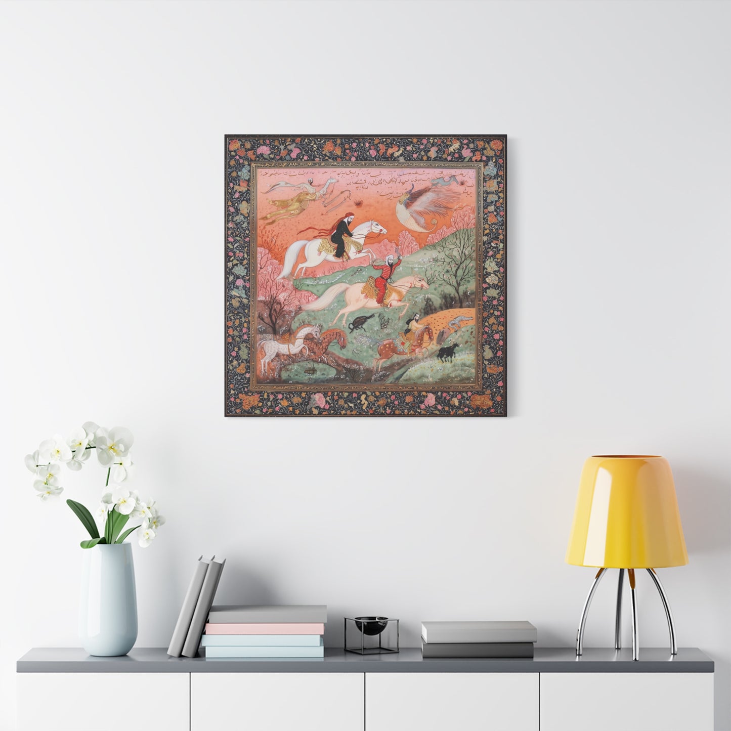 The Wingéd Chase Canvas Print