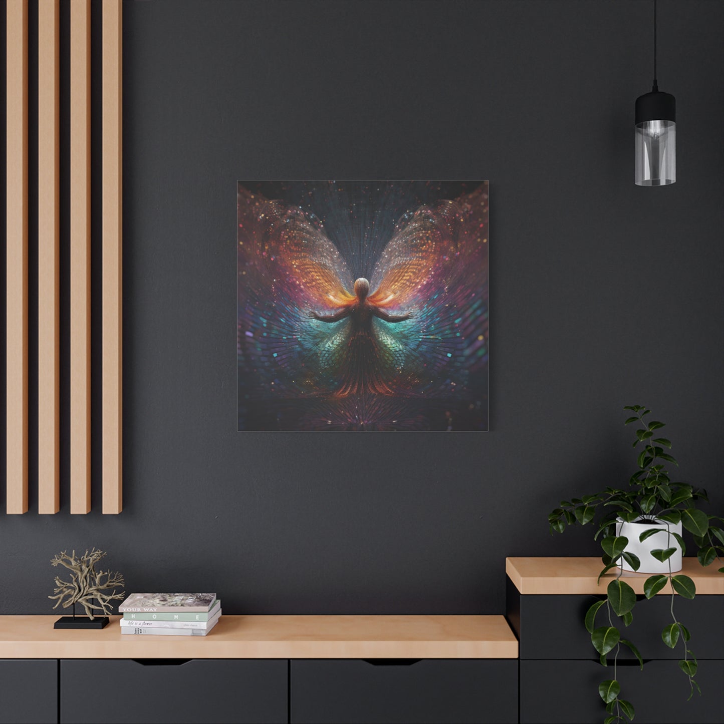 The Cosmic Unveiling Canvas Print