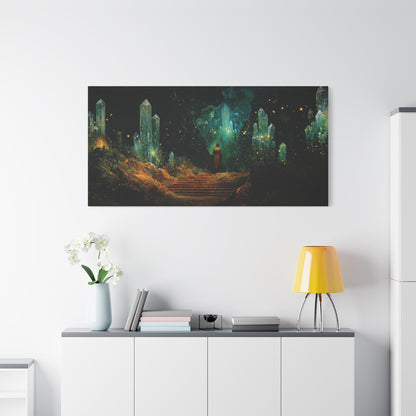 The Starglow Caverns Canvas Print