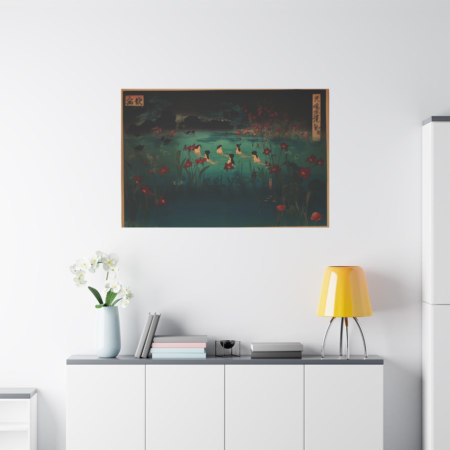 The Moonlit Abyss Canvas Print