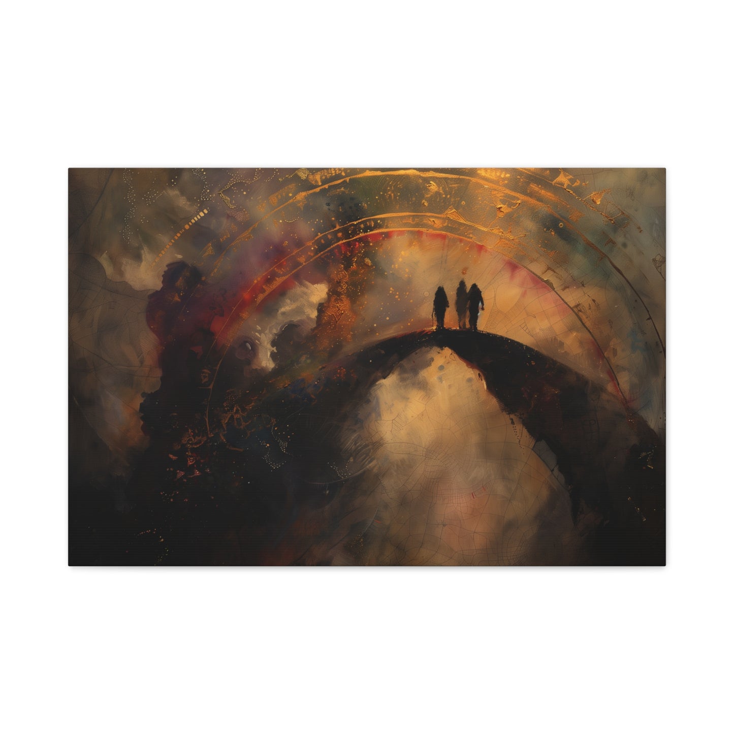 Twilight Pilgrims Canvas Print