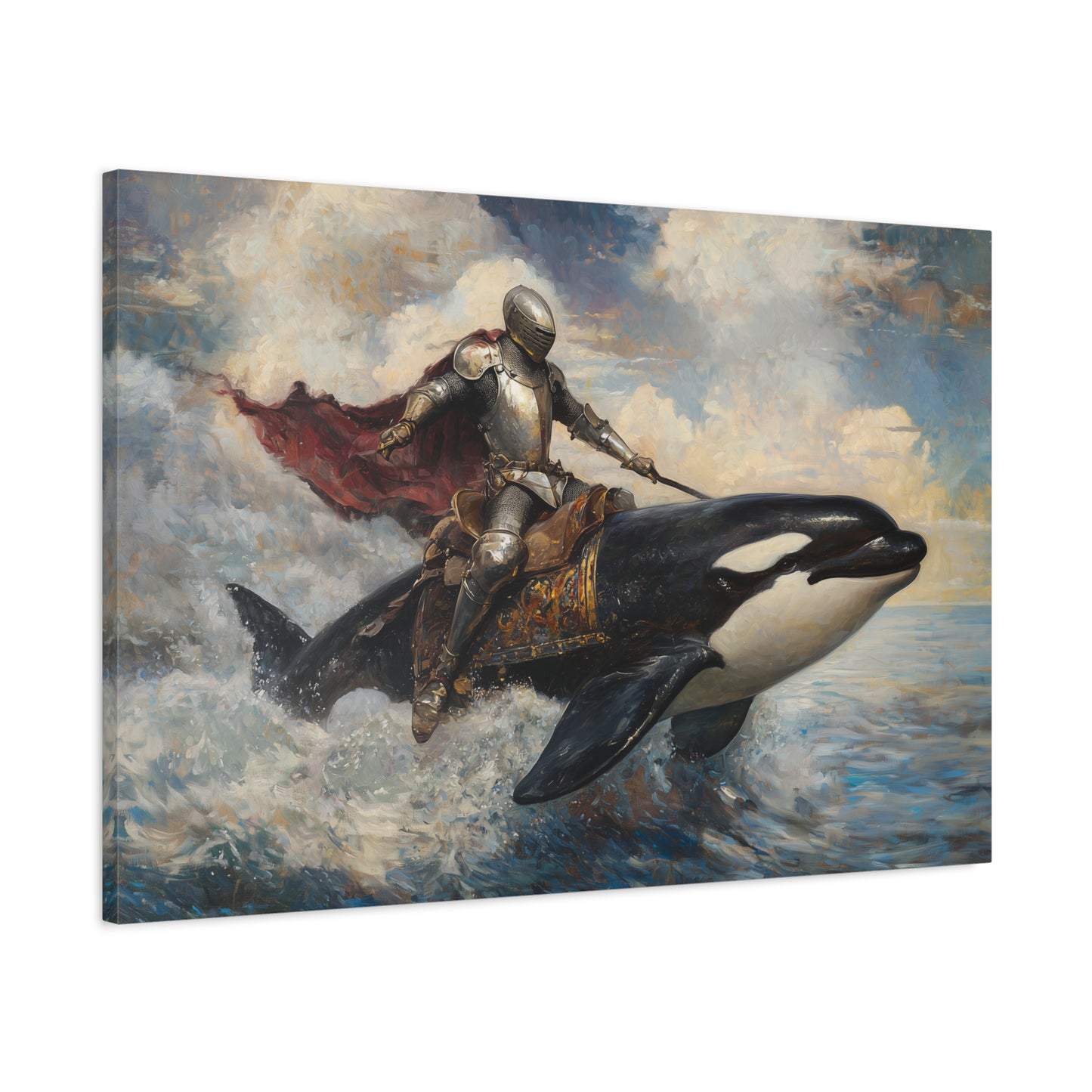 Leviathan's Knight Canvas Print