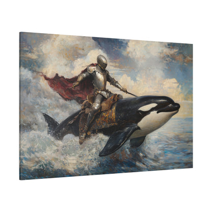 Leviathan's Knight Canvas Print