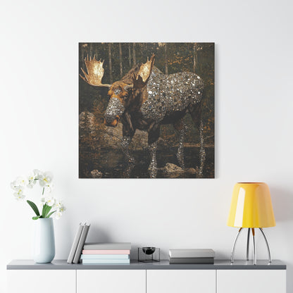 Antlered Lore Canvas Print