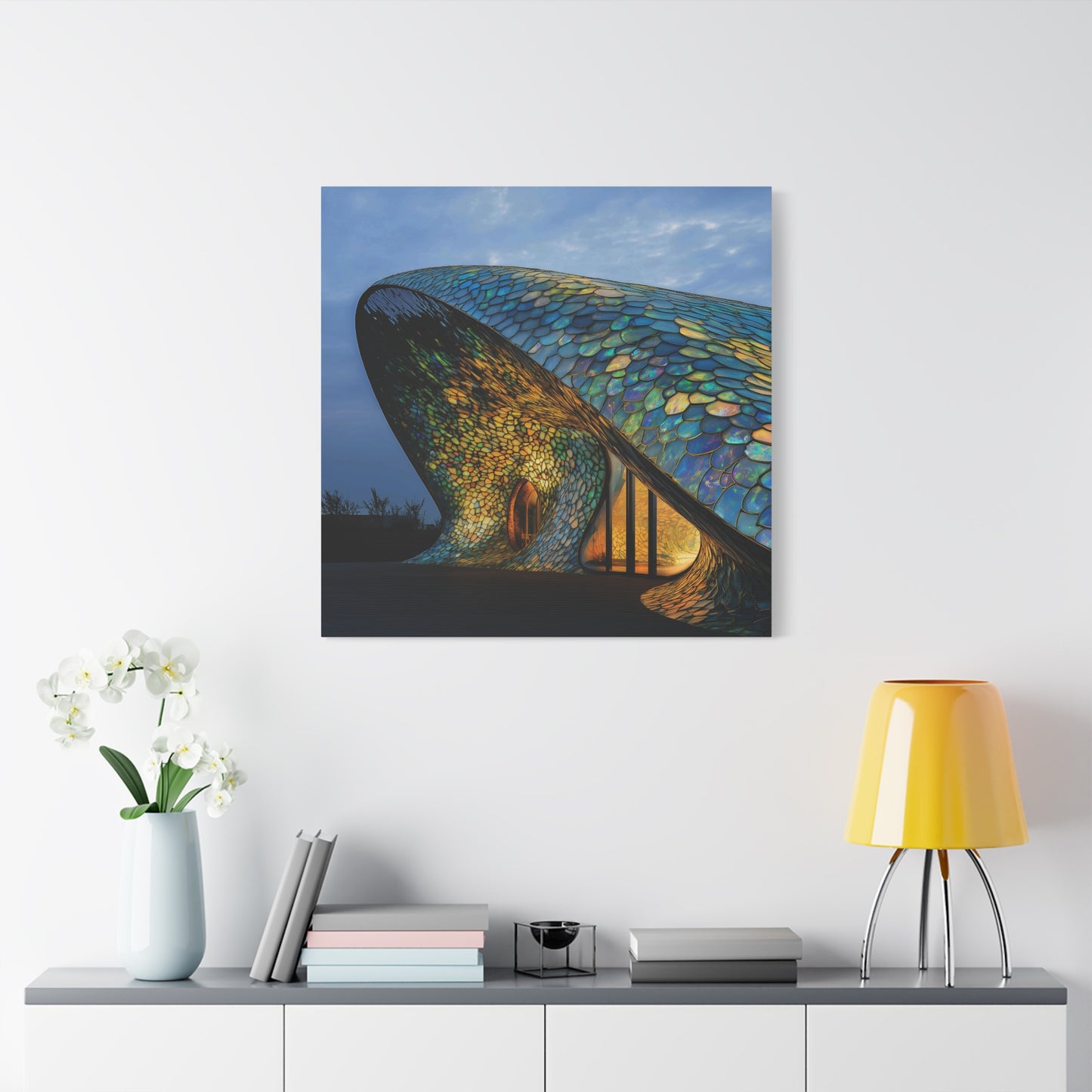 The Scaled Dome Canvas Print