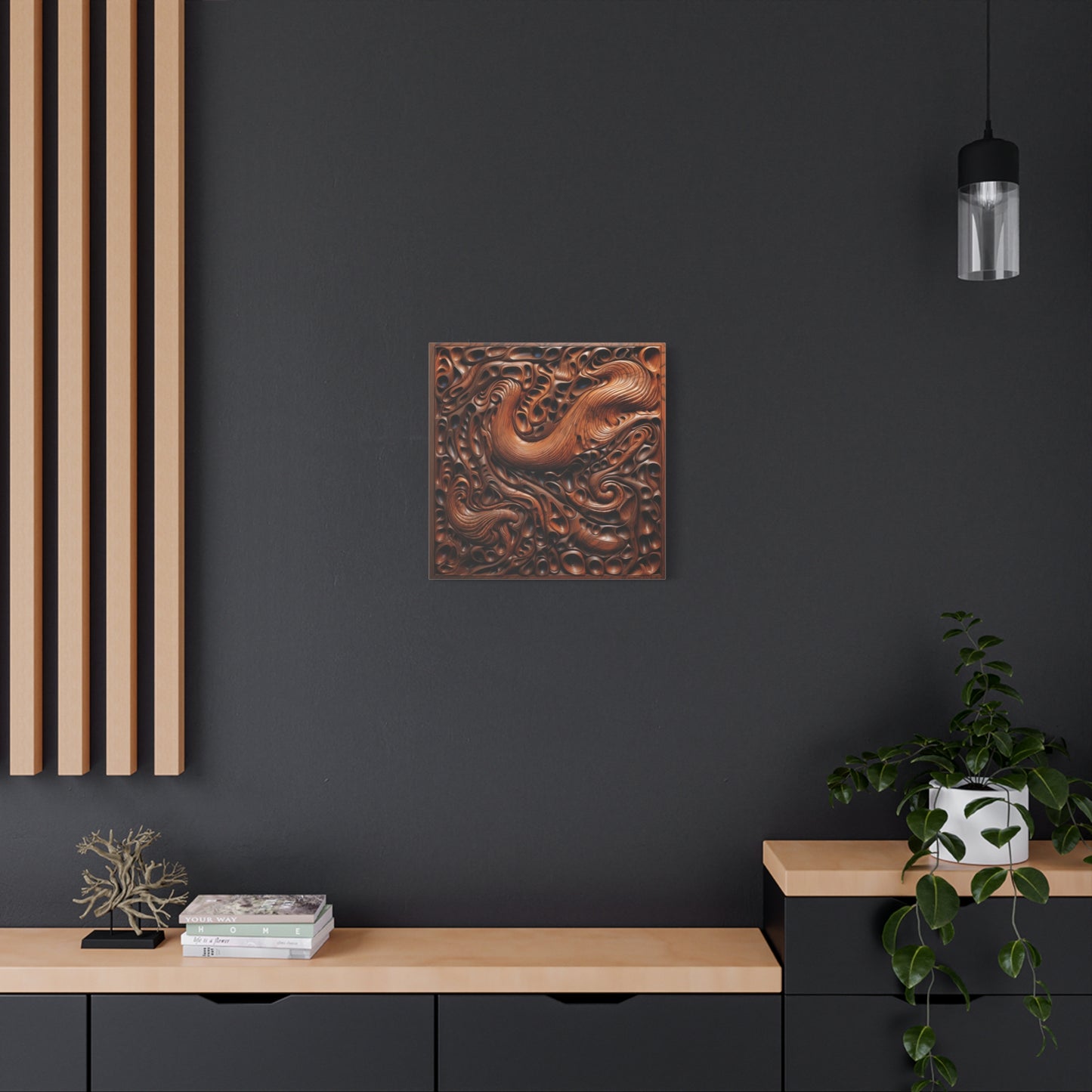 The Hidden Flow Canvas Print