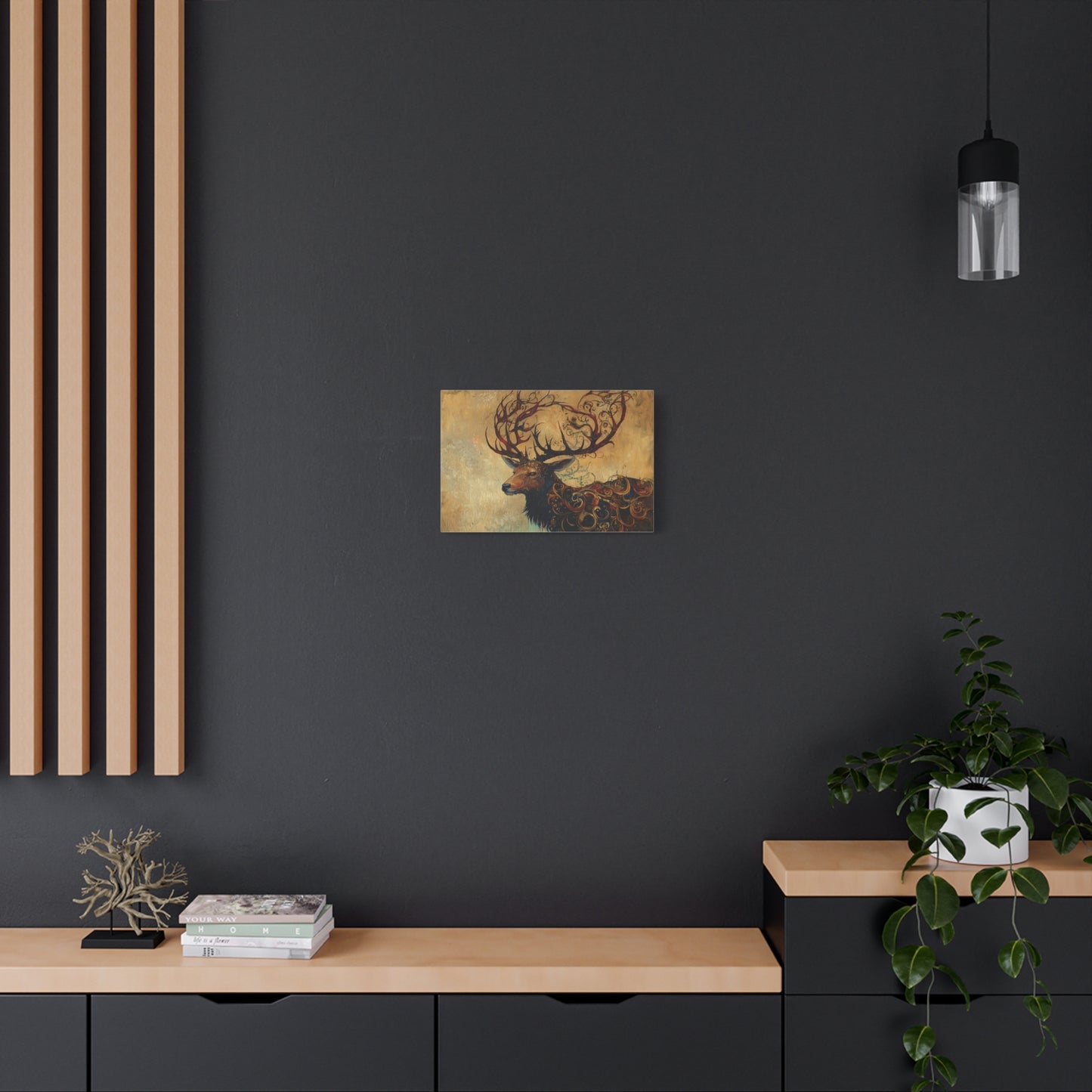 The Ancient Stag Canvas Print