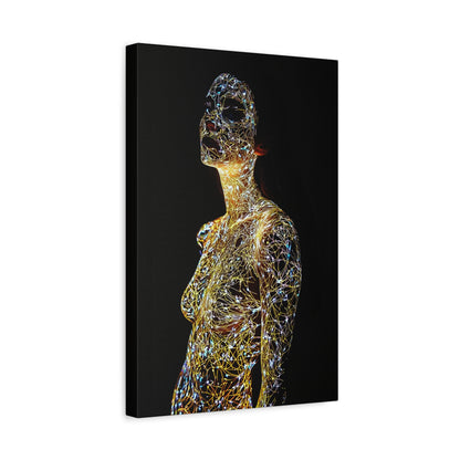 Radiant Pulse Canvas Print