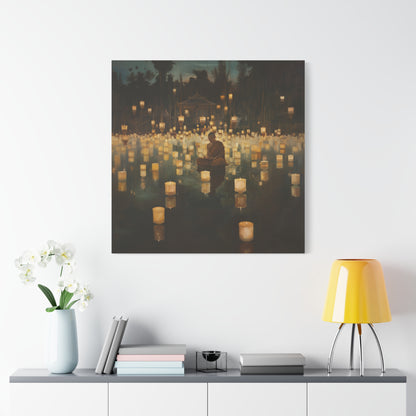 Silent Flames Canvas Print