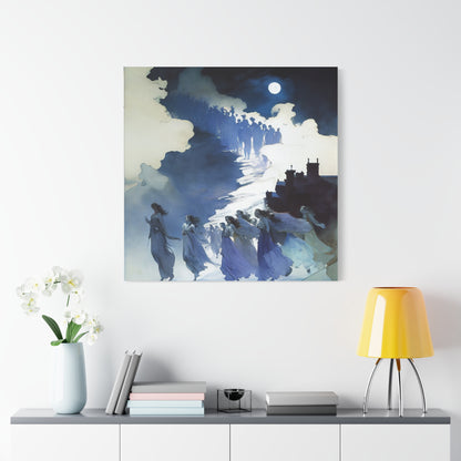 Midnight Procession Canvas Print