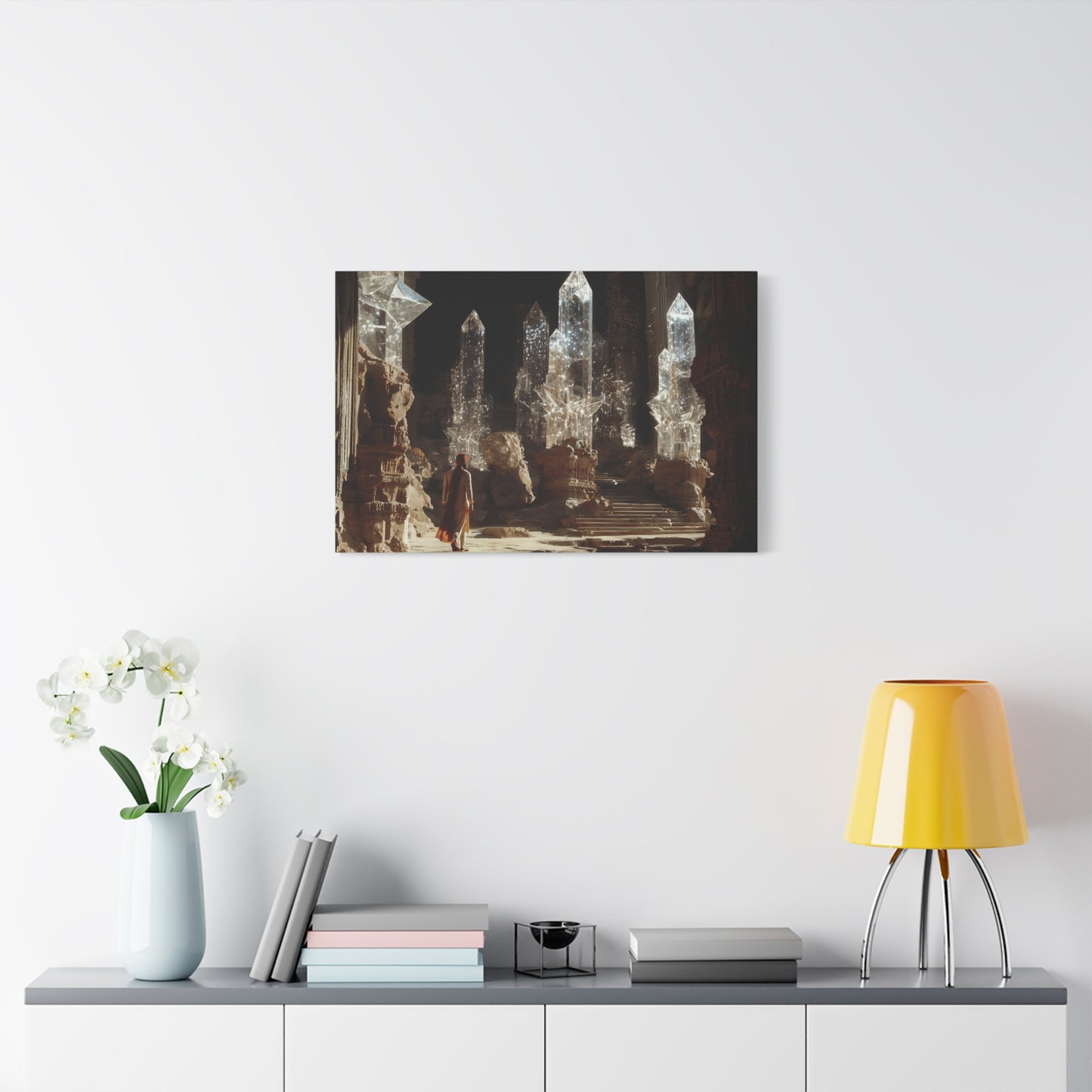 The Luminescent Cavern Canvas Print