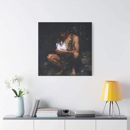 Silent Glow Canvas Print