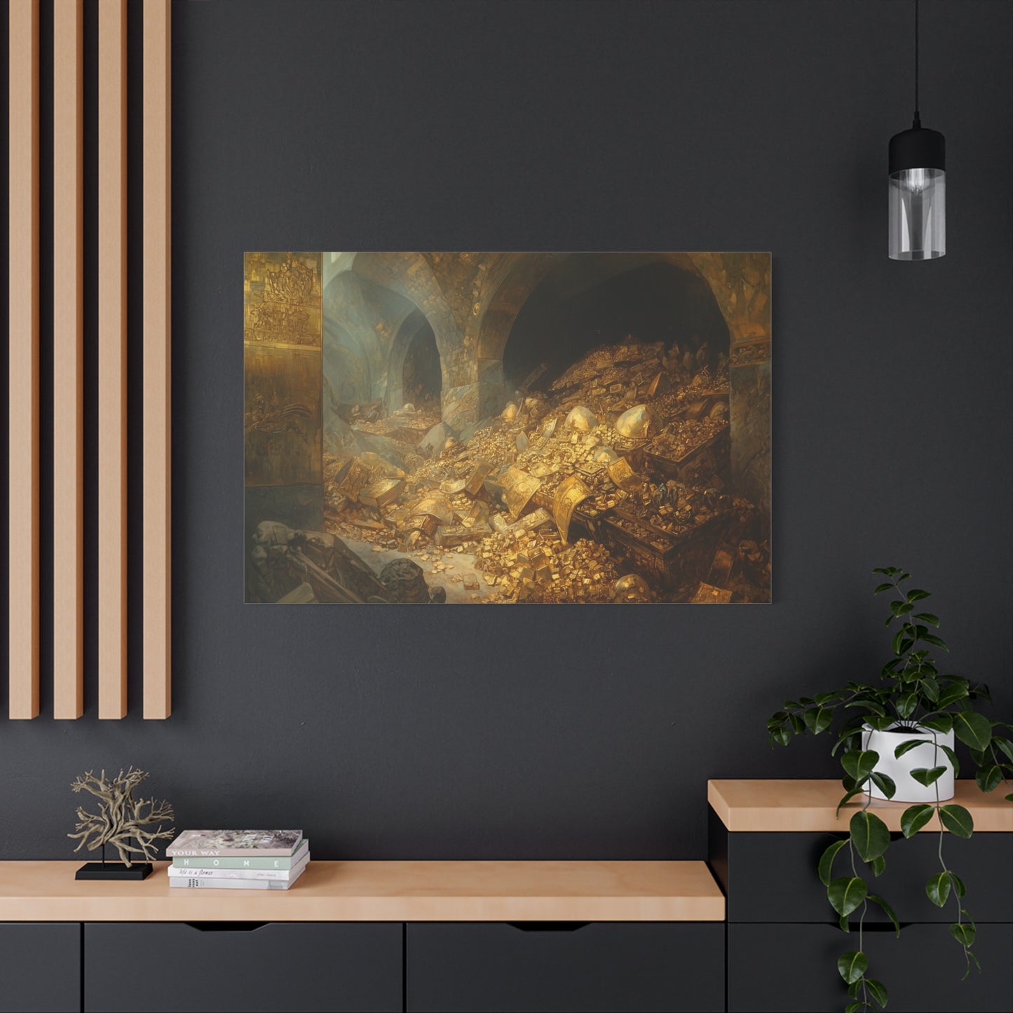 Silent Wealth Canvas Print