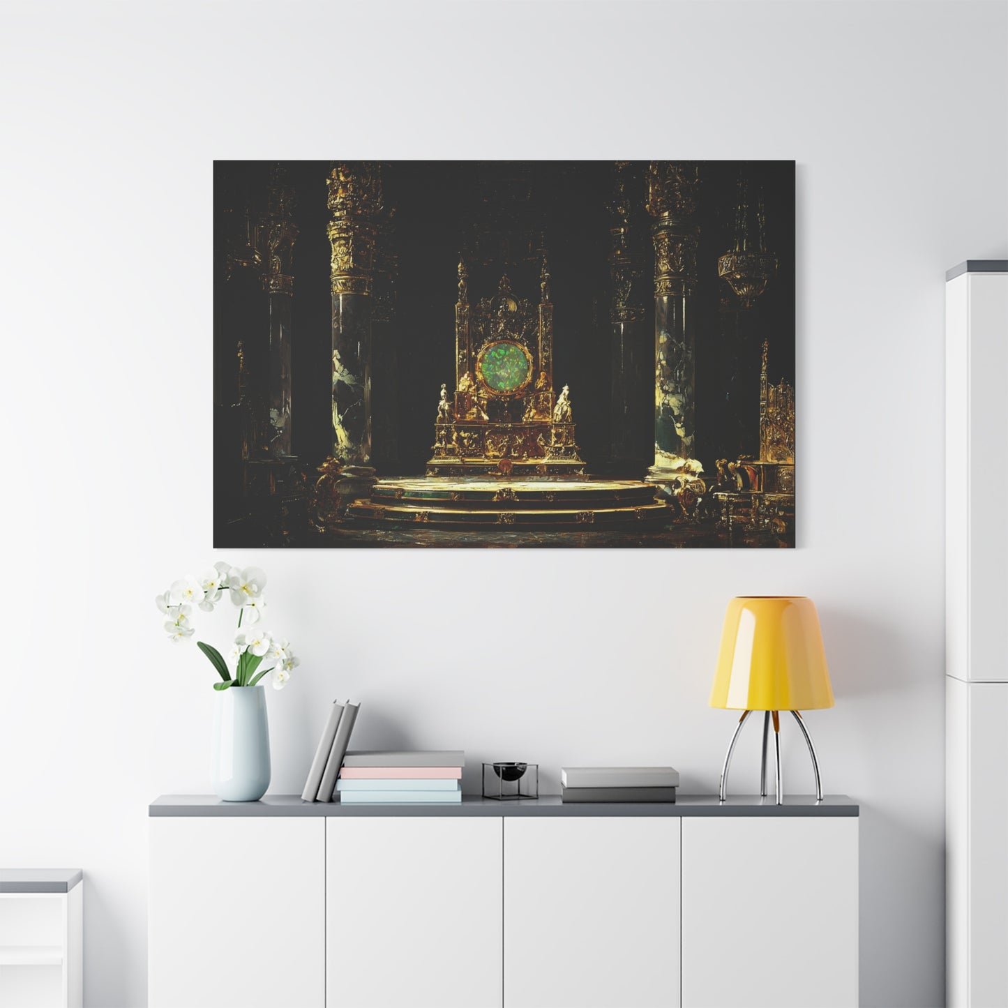 Seat of the Eldar Canvas Print