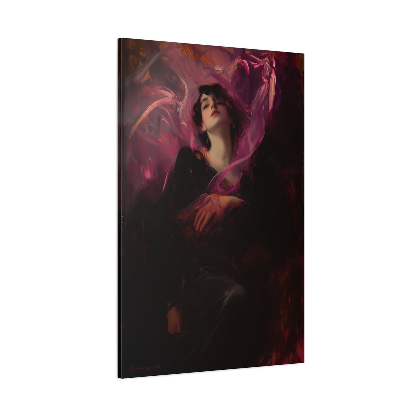 In Scarlet Silence Canvas Print