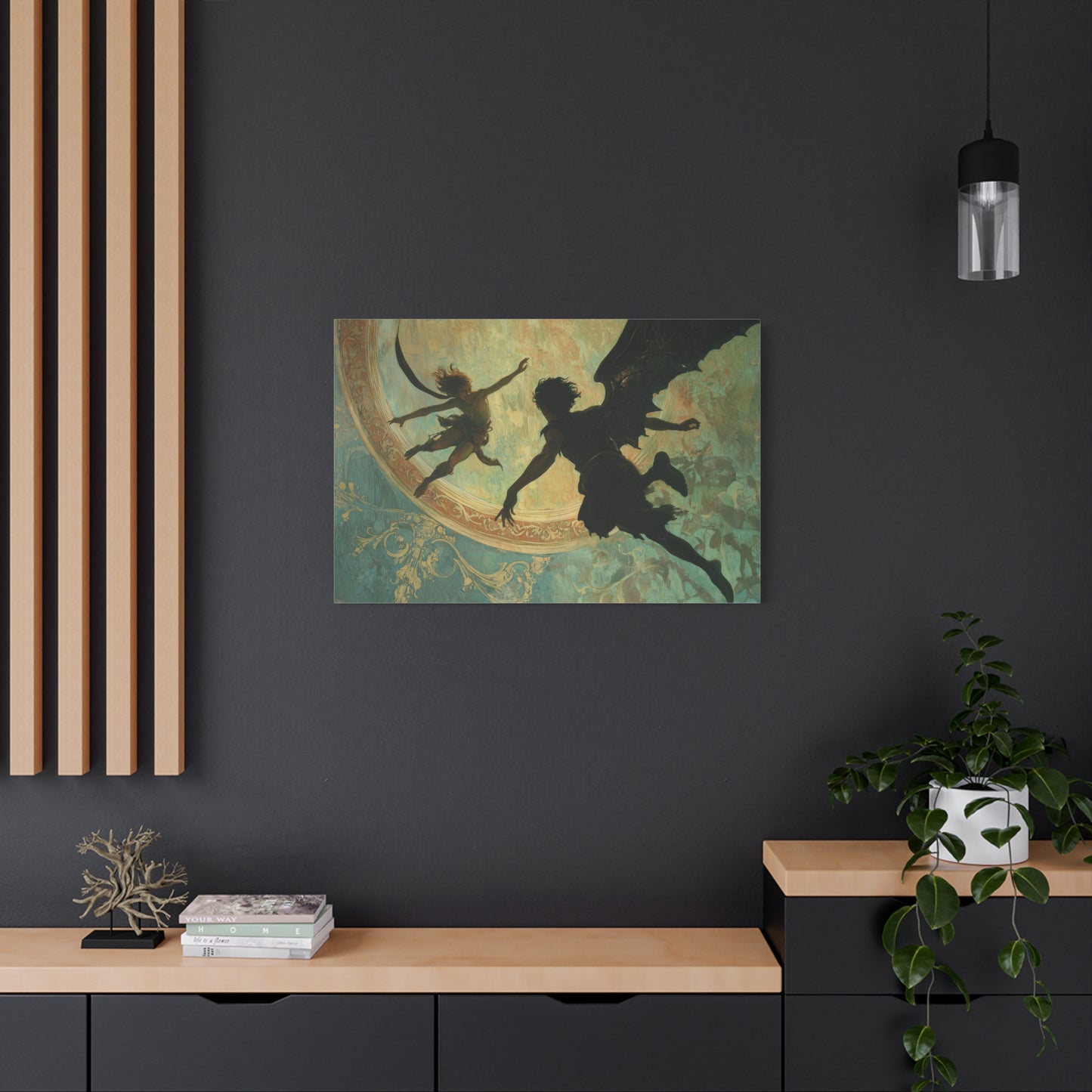 The Dance of Shadows Canvas Print