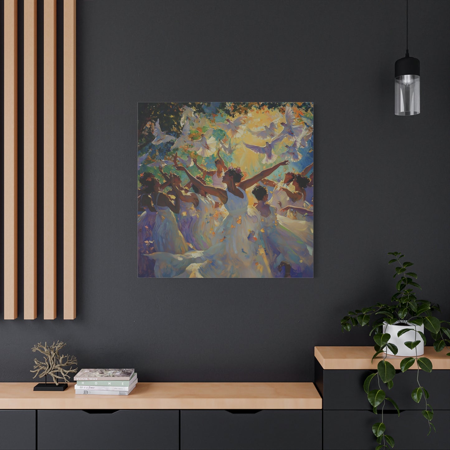 The Dance of Dreams Canvas Print